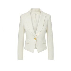 Veronica Beard Hossana Linen Jacket in White Size 10